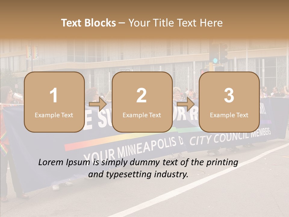 Homosexual Politics Council PowerPoint Template