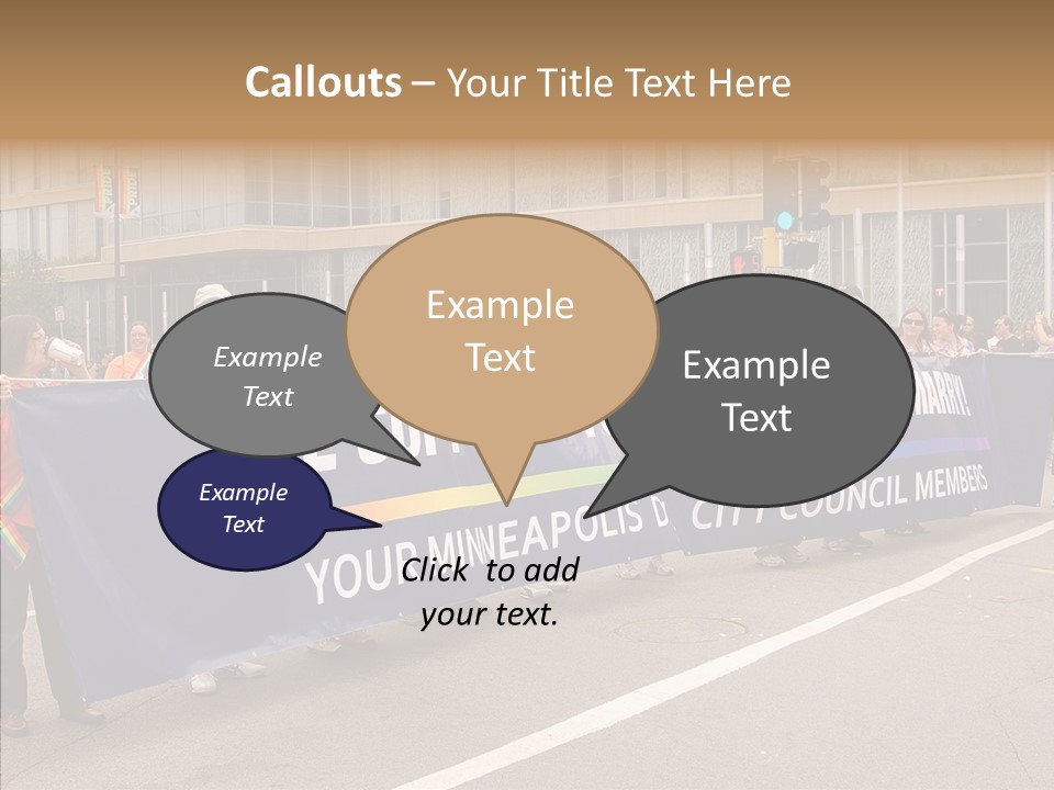 Homosexual Politics Council PowerPoint Template