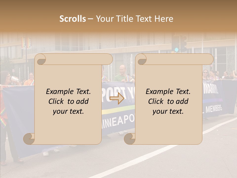 Homosexual Politics Council PowerPoint Template