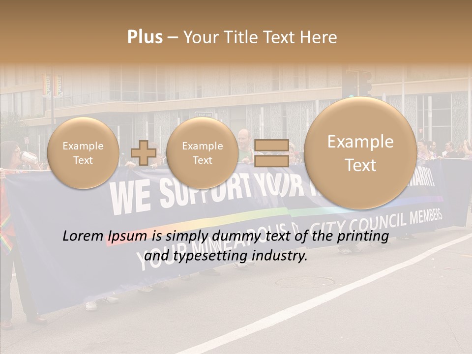 Homosexual Politics Council PowerPoint Template