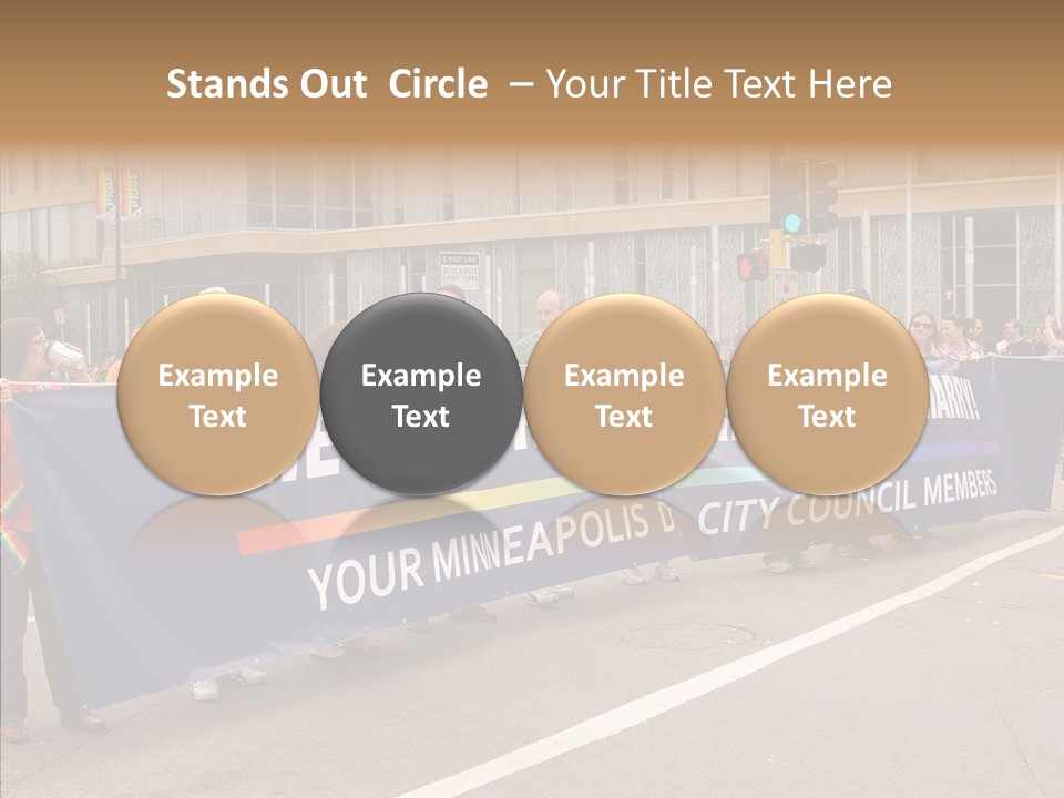 Homosexual Politics Council PowerPoint Template