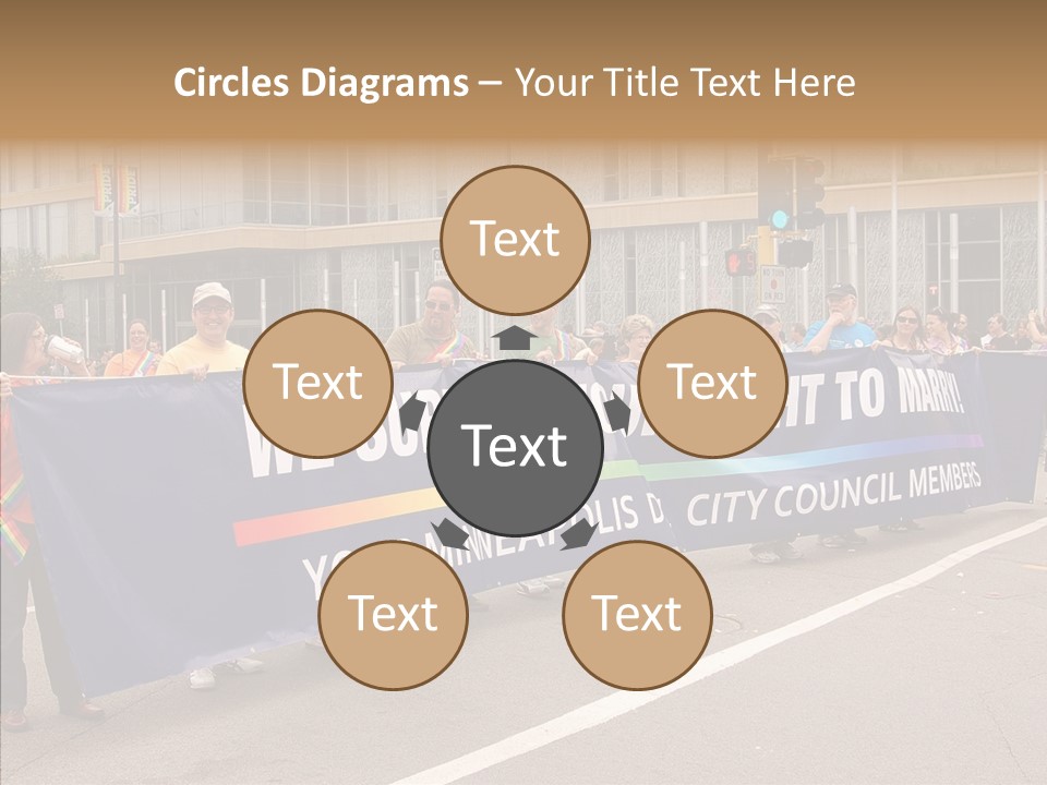Homosexual Politics Council PowerPoint Template