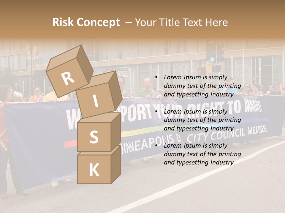 Homosexual Politics Council PowerPoint Template