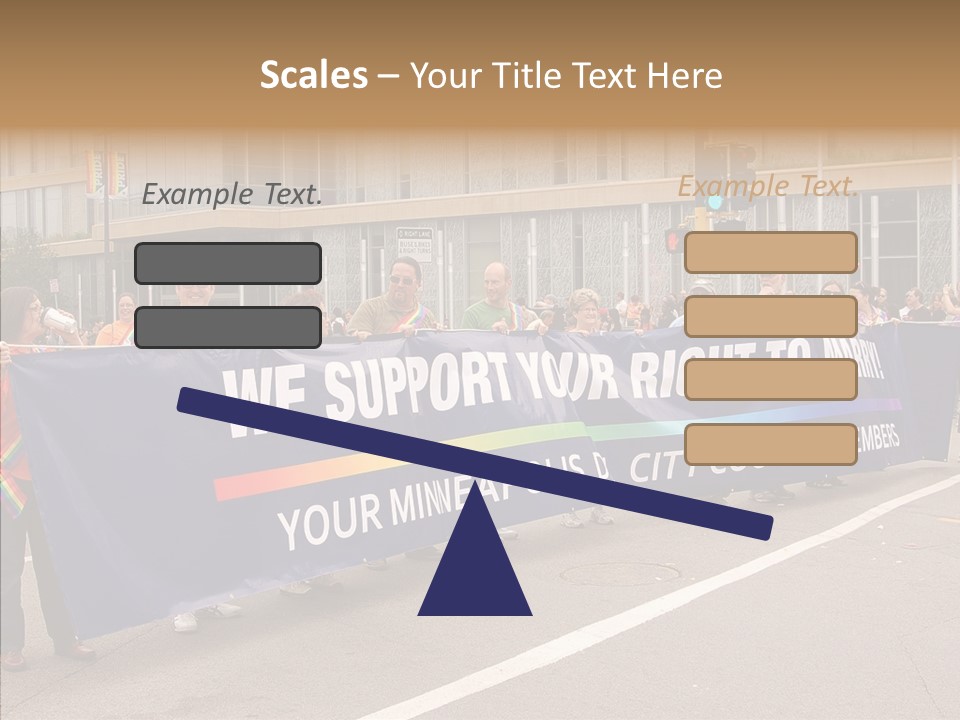 Homosexual Politics Council PowerPoint Template