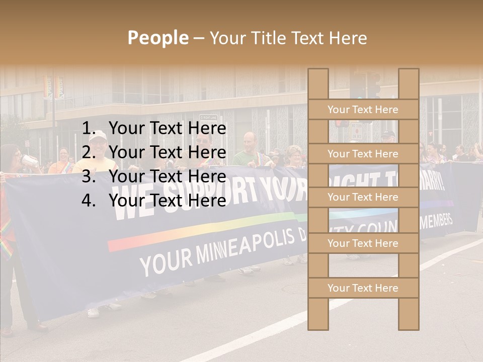 Homosexual Politics Council PowerPoint Template