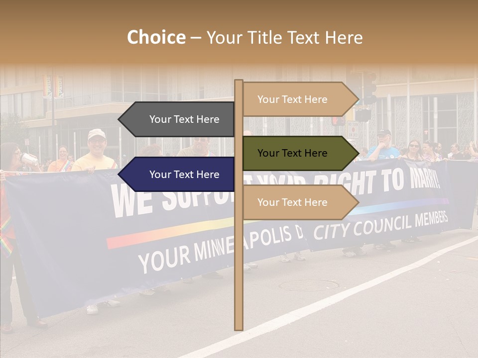 Homosexual Politics Council PowerPoint Template