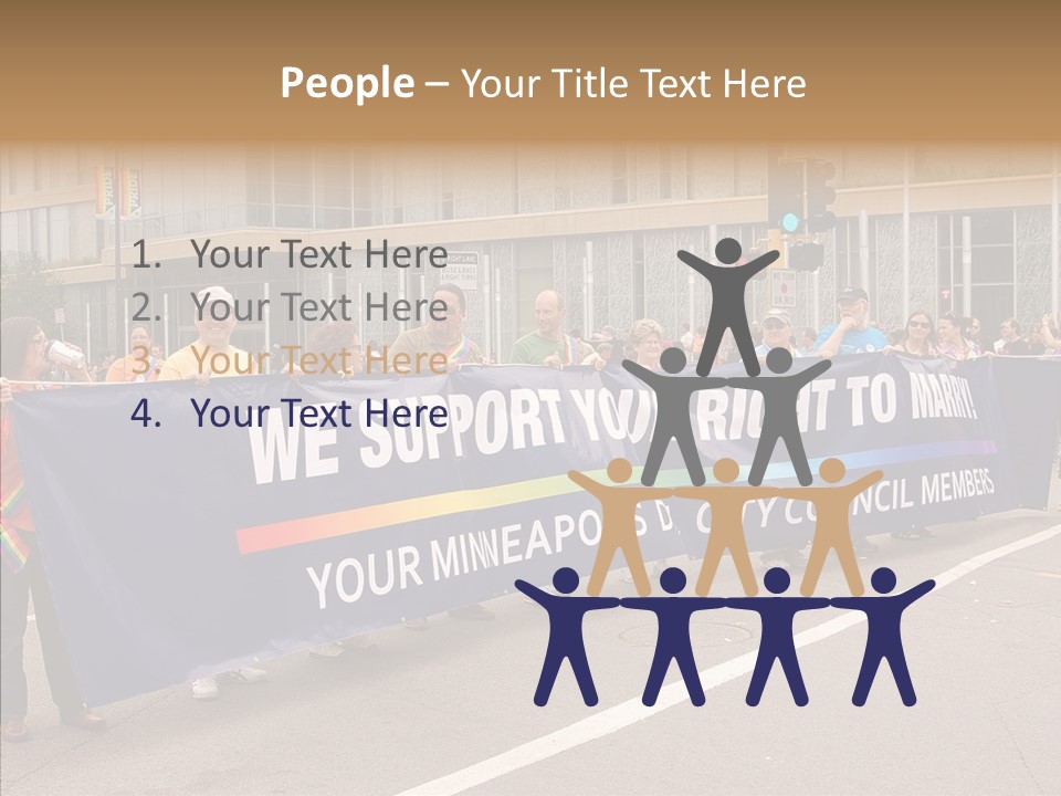 Homosexual Politics Council PowerPoint Template