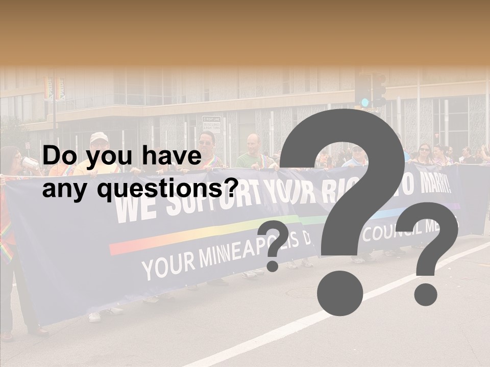 Homosexual Politics Council PowerPoint Template