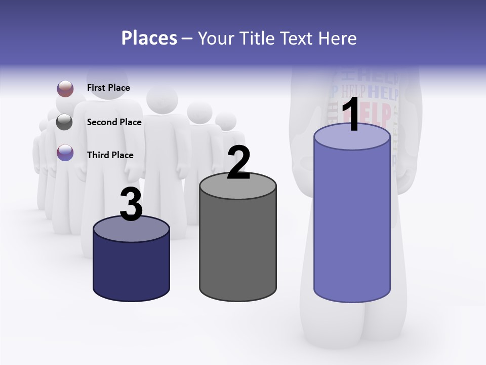 Unique Depressed Help PowerPoint Template