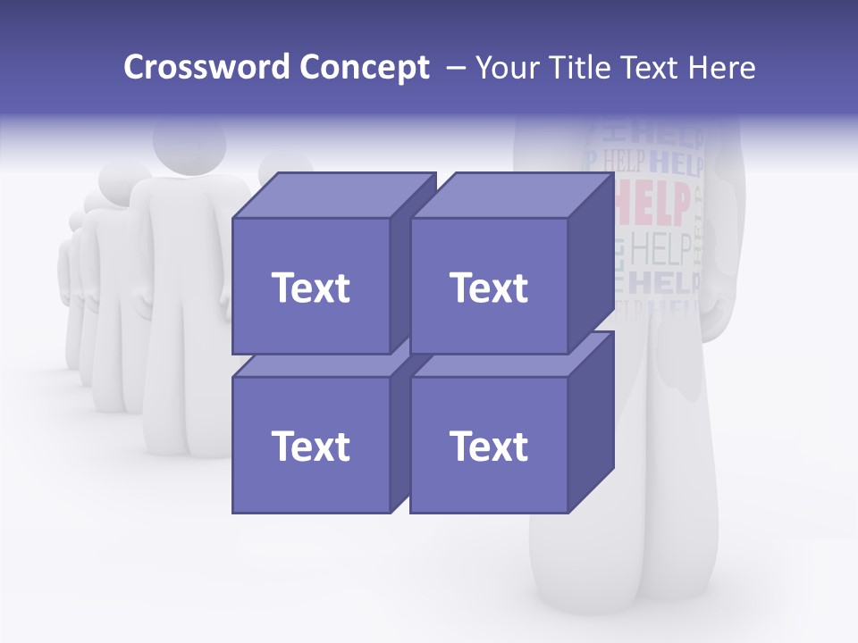 Unique Depressed Help PowerPoint Template