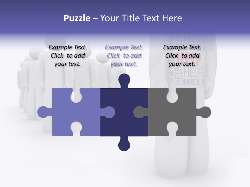 Unique Depressed Help PowerPoint Template