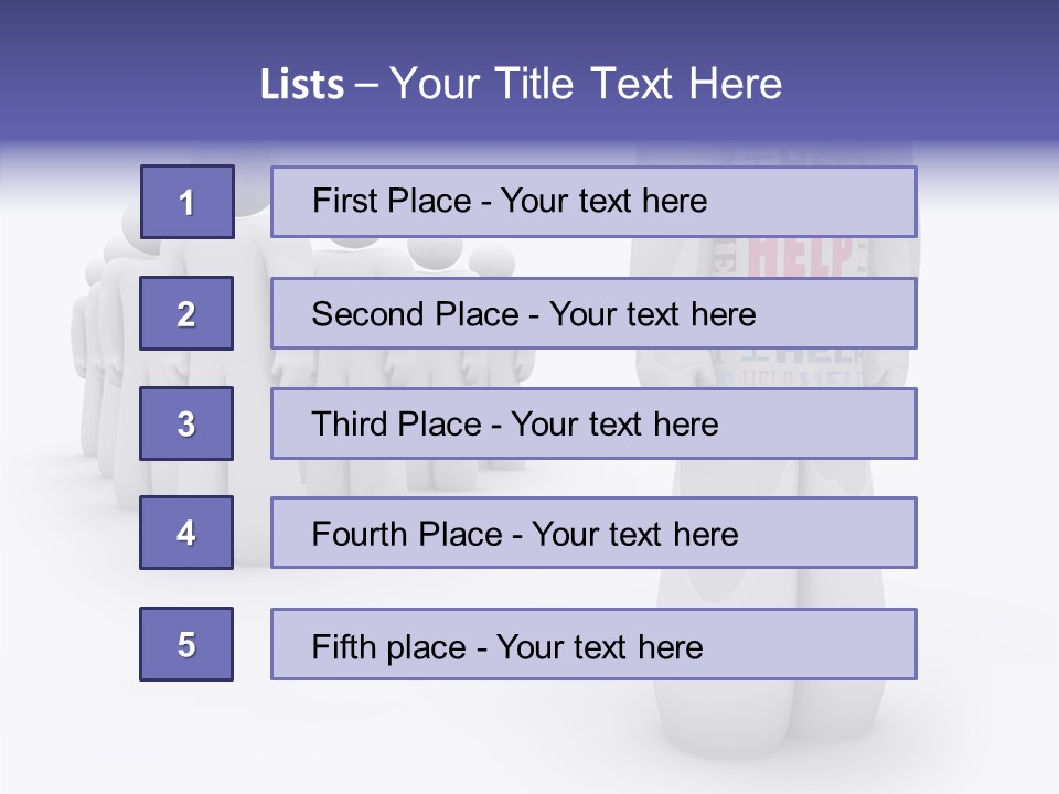Unique Depressed Help PowerPoint Template