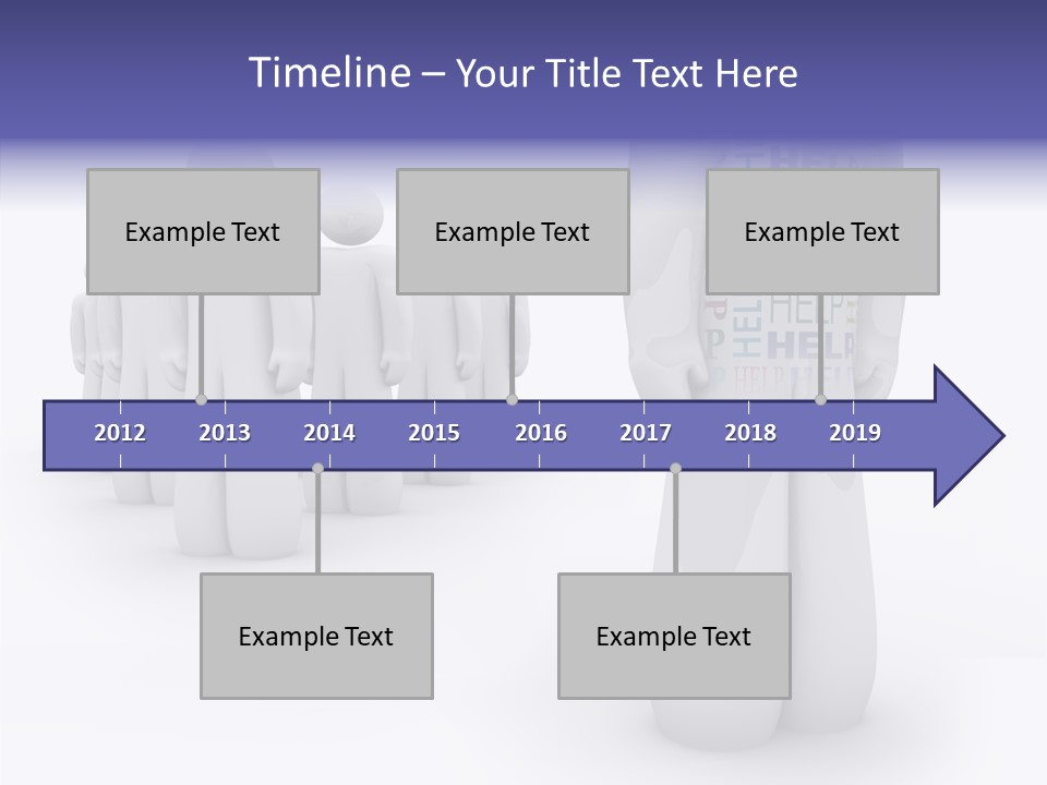 Unique Depressed Help PowerPoint Template