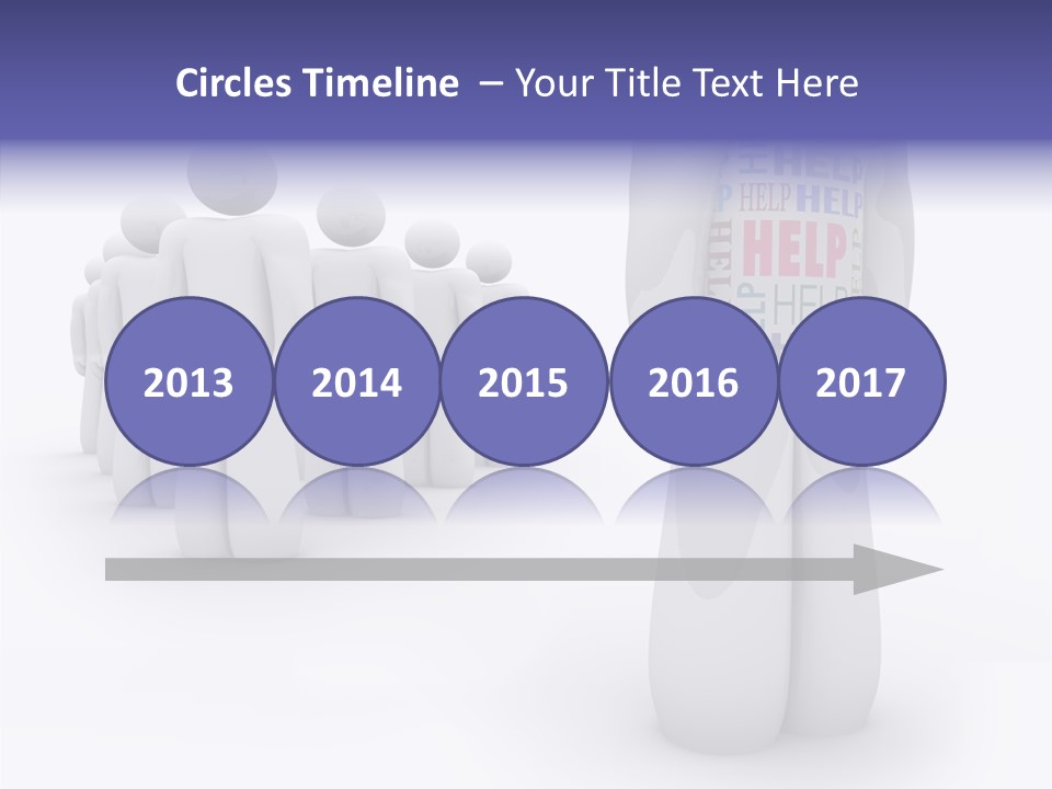 Unique Depressed Help PowerPoint Template