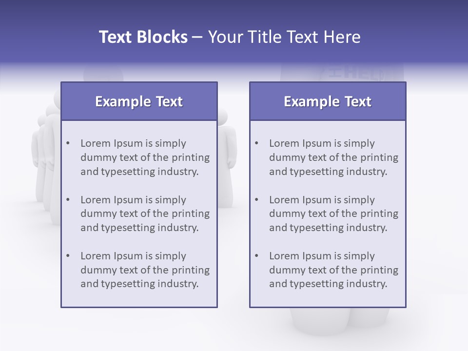 Unique Depressed Help PowerPoint Template