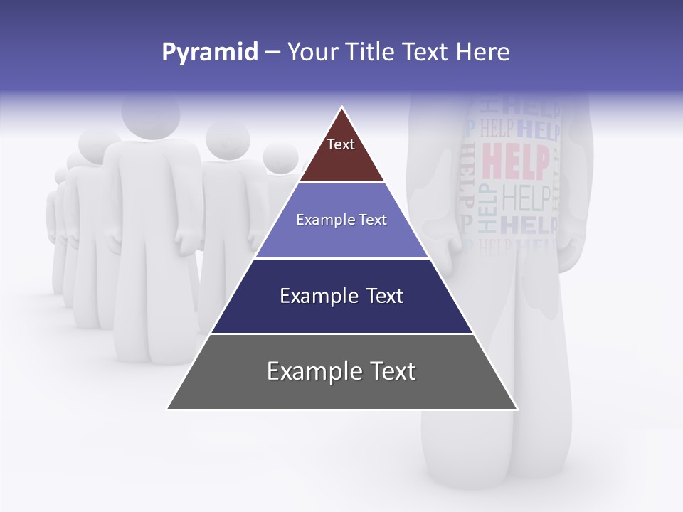 Unique Depressed Help PowerPoint Template