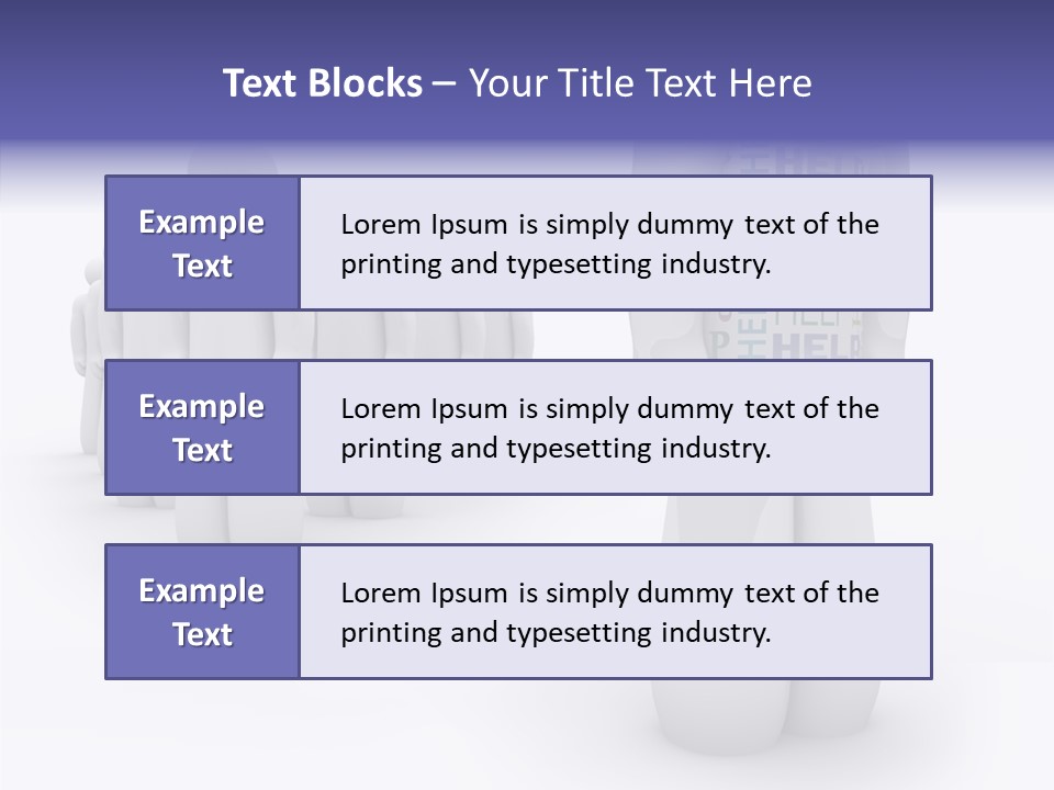 Unique Depressed Help PowerPoint Template