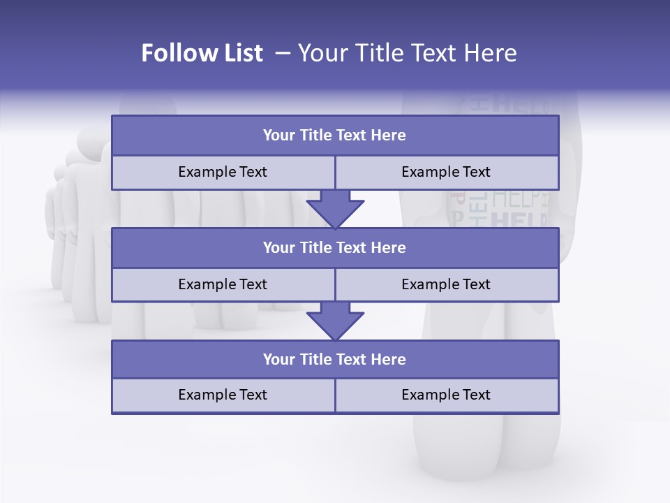 Unique Depressed Help PowerPoint Template