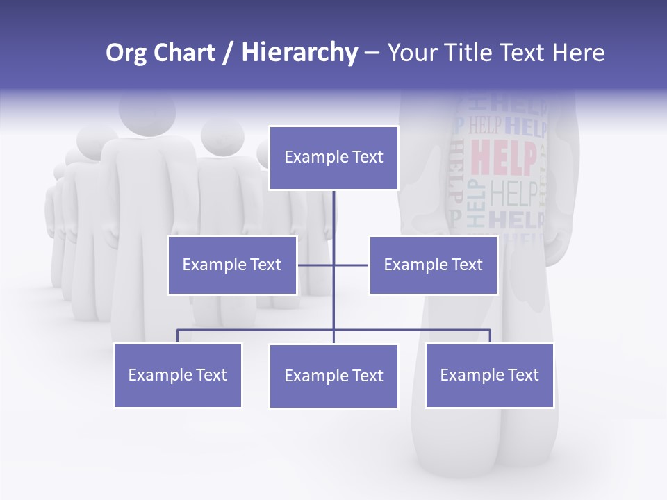 Unique Depressed Help PowerPoint Template