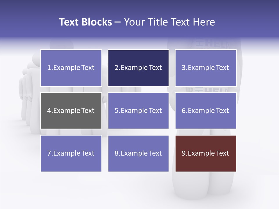 Unique Depressed Help PowerPoint Template