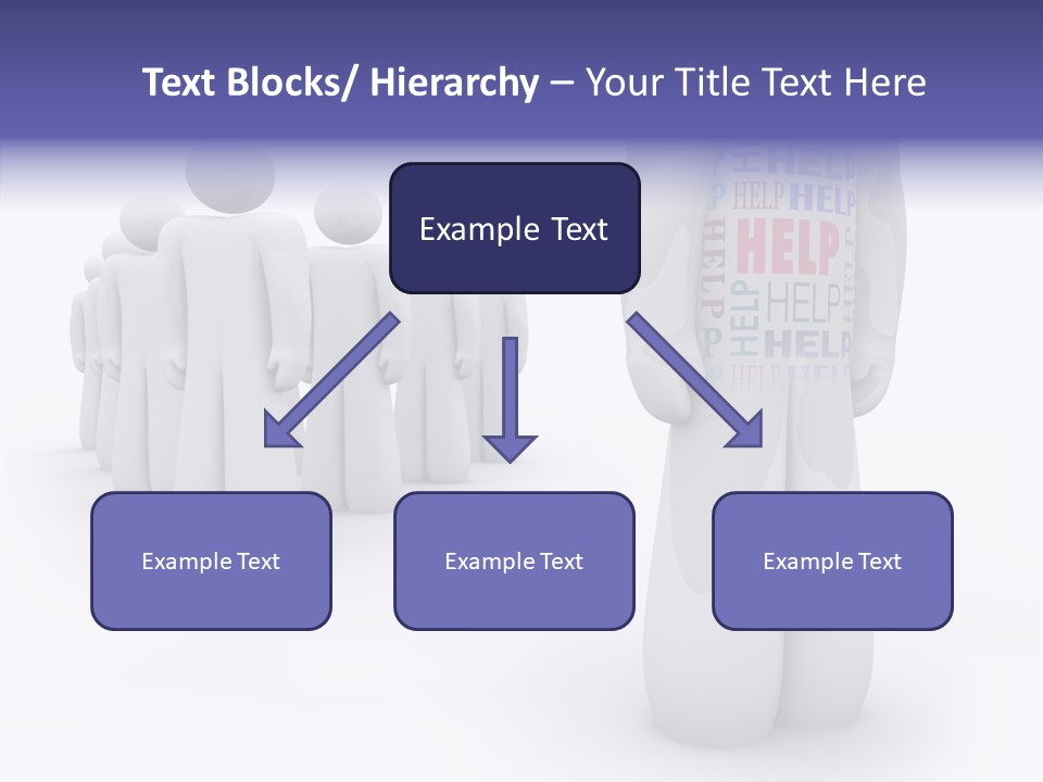 Unique Depressed Help PowerPoint Template