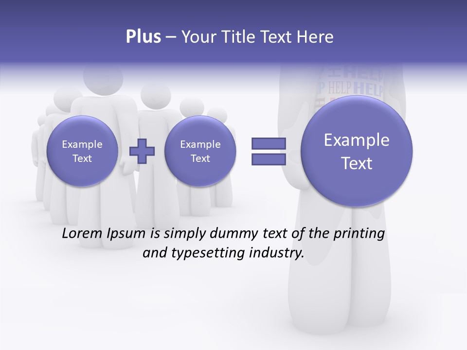 Unique Depressed Help PowerPoint Template