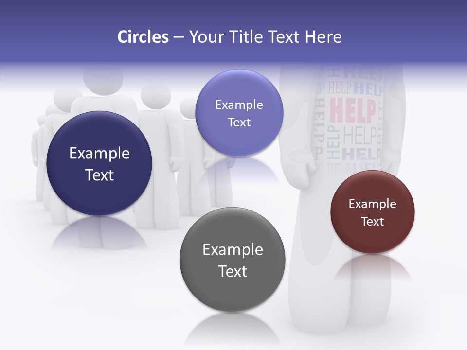 Unique Depressed Help PowerPoint Template