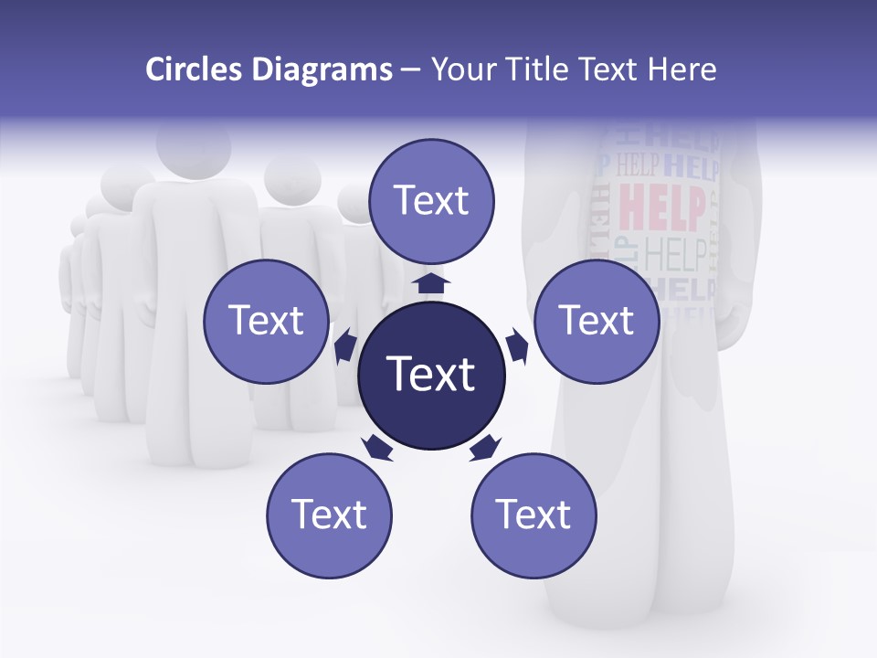 Unique Depressed Help PowerPoint Template