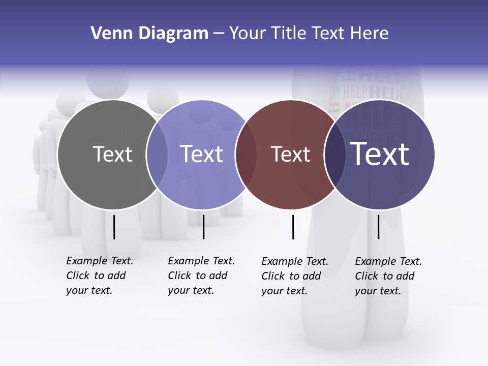 Unique Depressed Help PowerPoint Template