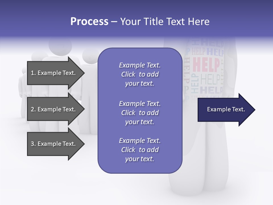 Unique Depressed Help PowerPoint Template