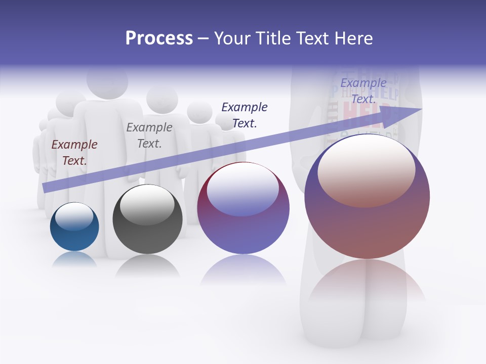 Unique Depressed Help PowerPoint Template