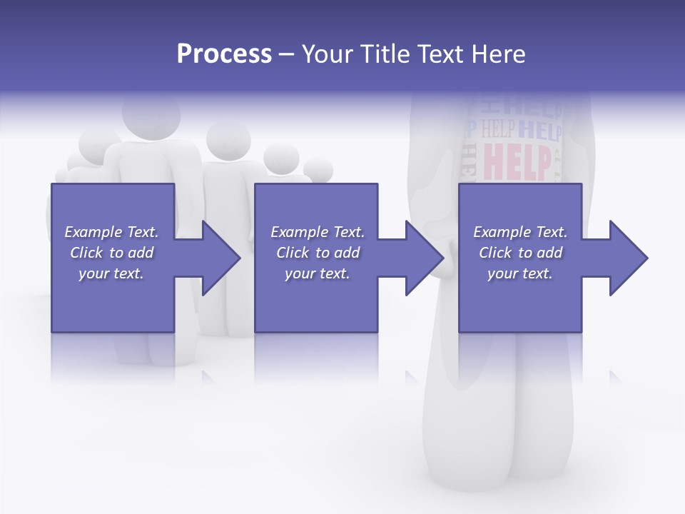 Unique Depressed Help PowerPoint Template