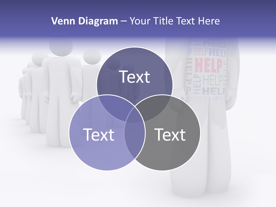 Unique Depressed Help PowerPoint Template