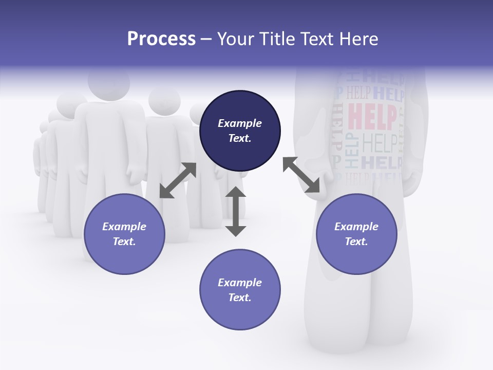 Unique Depressed Help PowerPoint Template