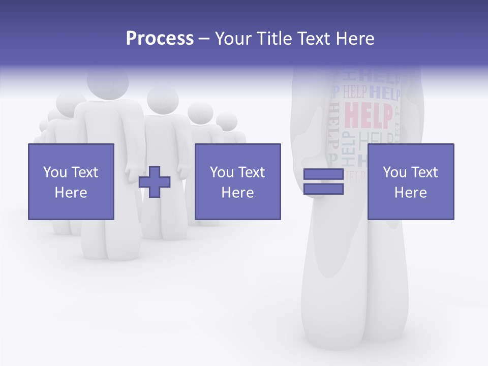 Unique Depressed Help PowerPoint Template
