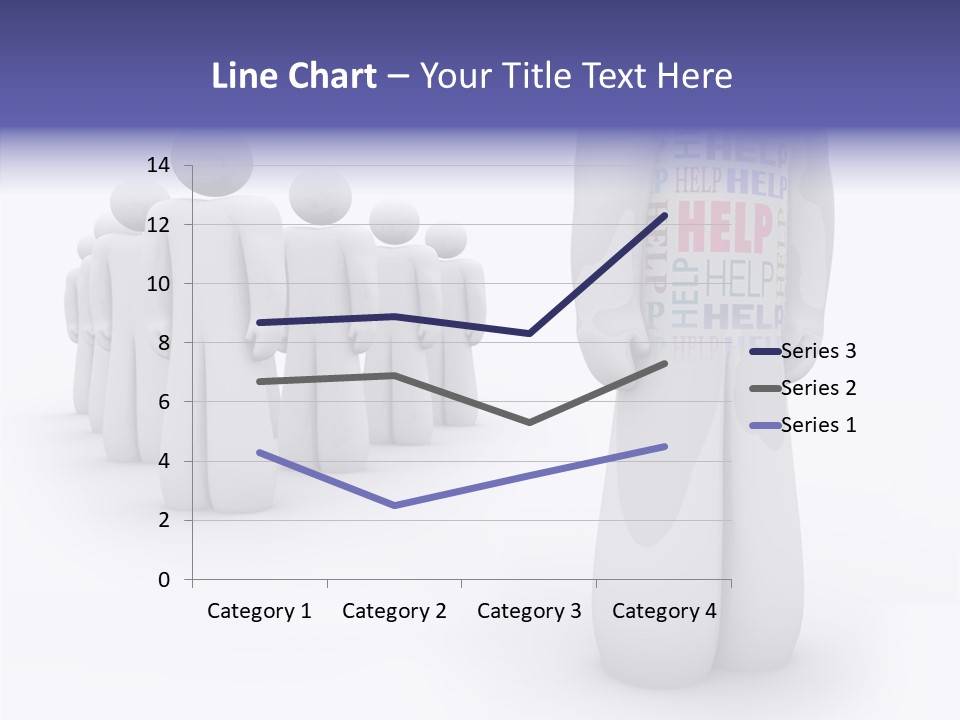 Unique Depressed Help PowerPoint Template