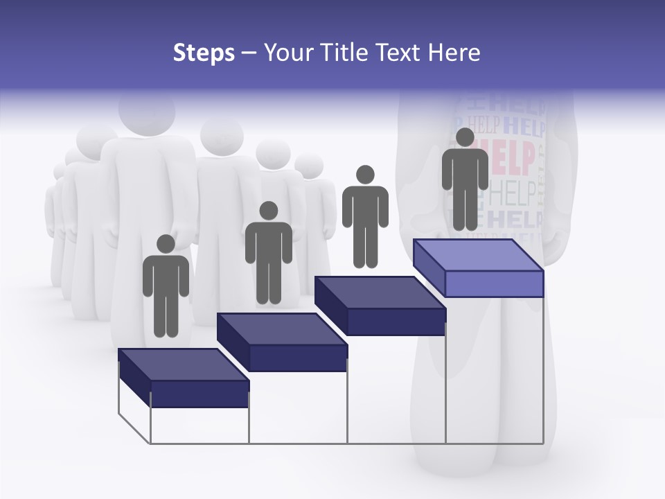 Unique Depressed Help PowerPoint Template