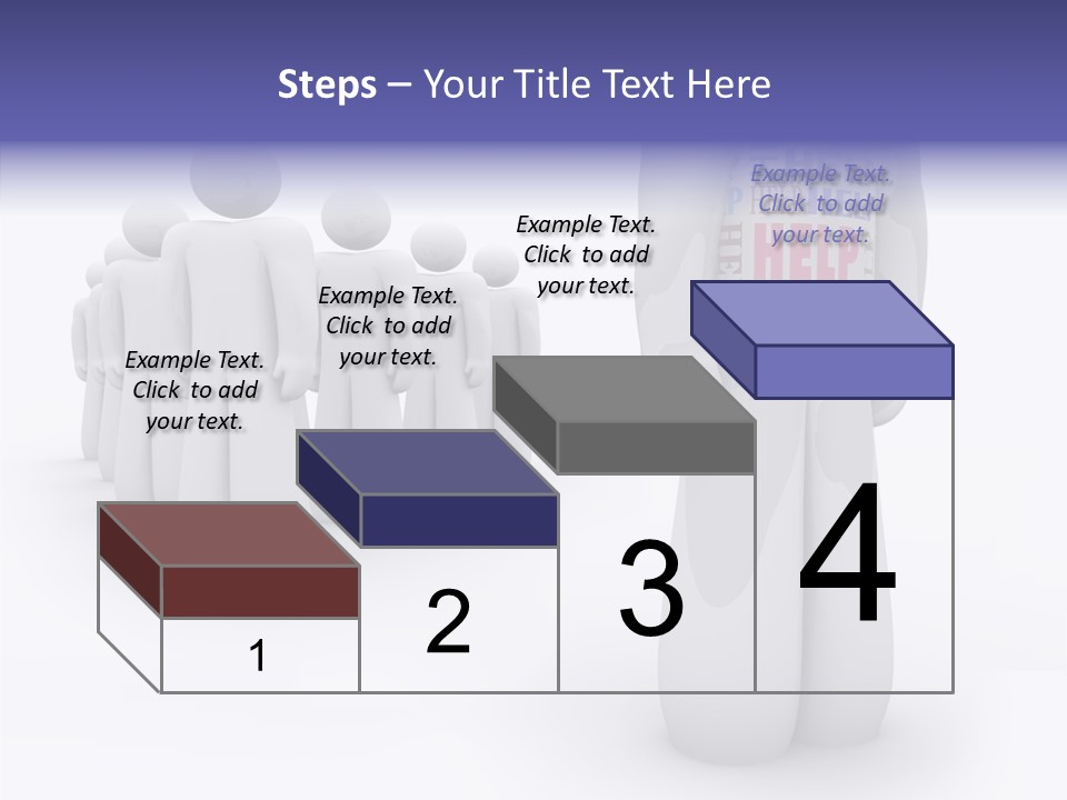Unique Depressed Help PowerPoint Template