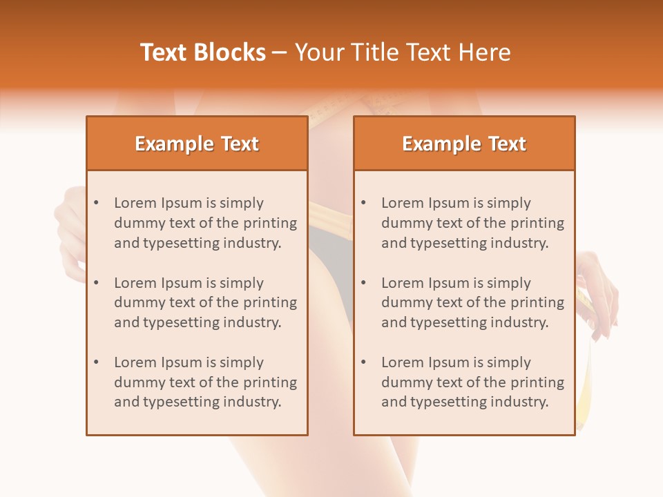 Beautiful Perfect Slimming PowerPoint Template