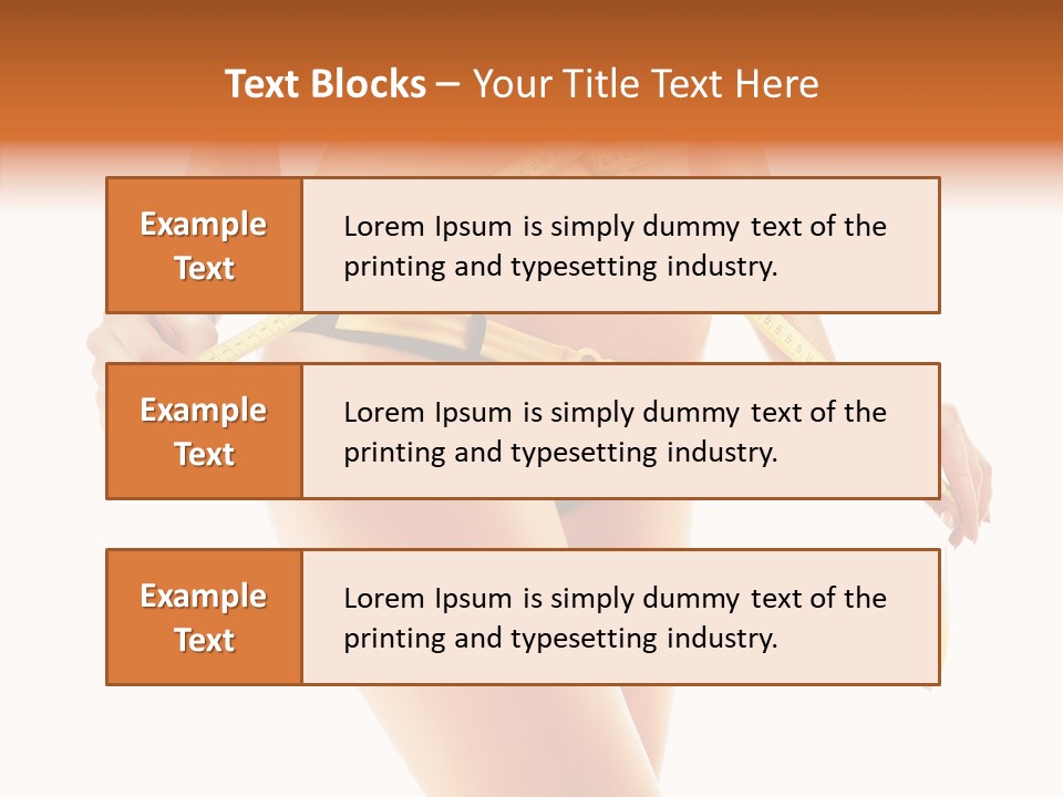 Beautiful Perfect Slimming PowerPoint Template