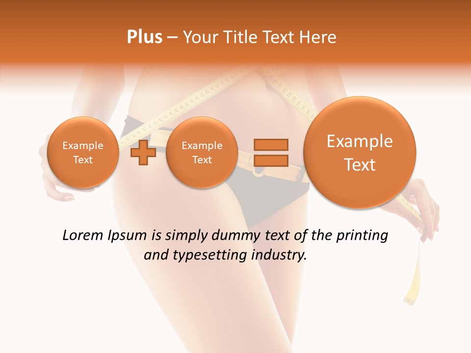Beautiful Perfect Slimming PowerPoint Template