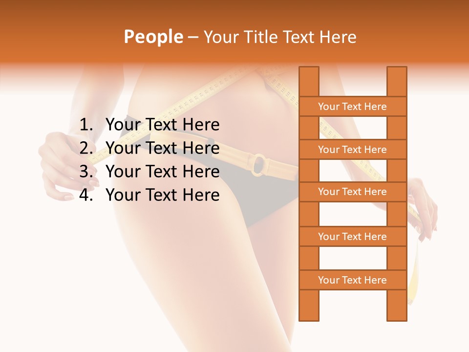 Beautiful Perfect Slimming PowerPoint Template