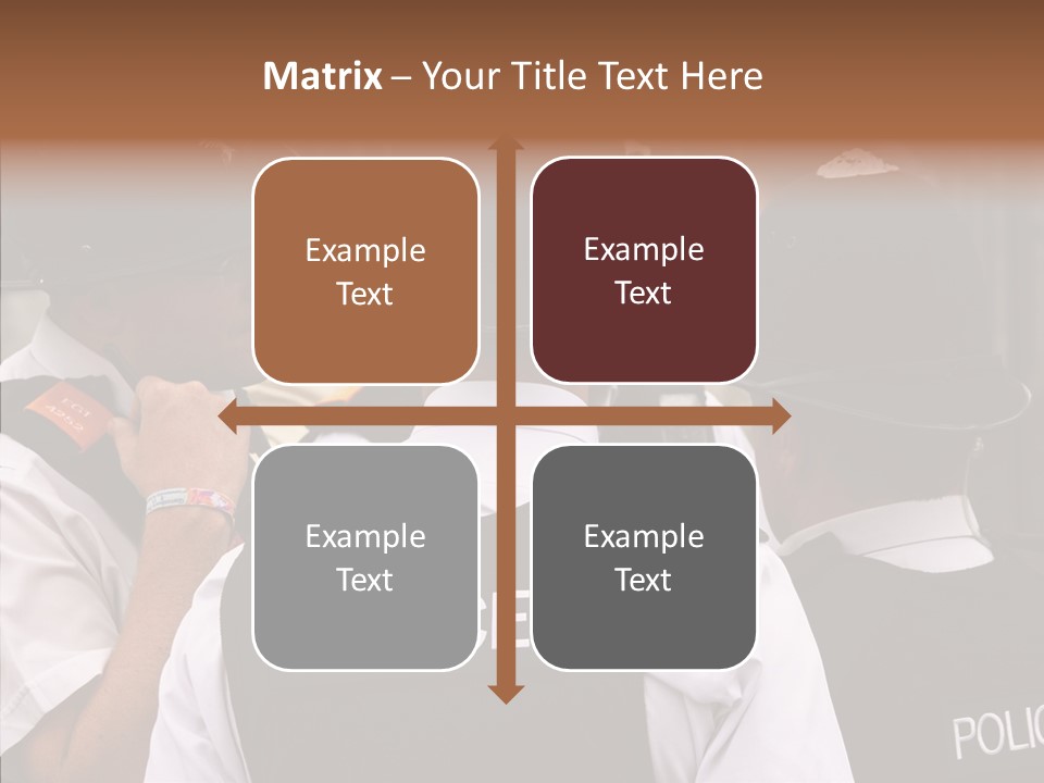 Care Shape Figure PowerPoint Template