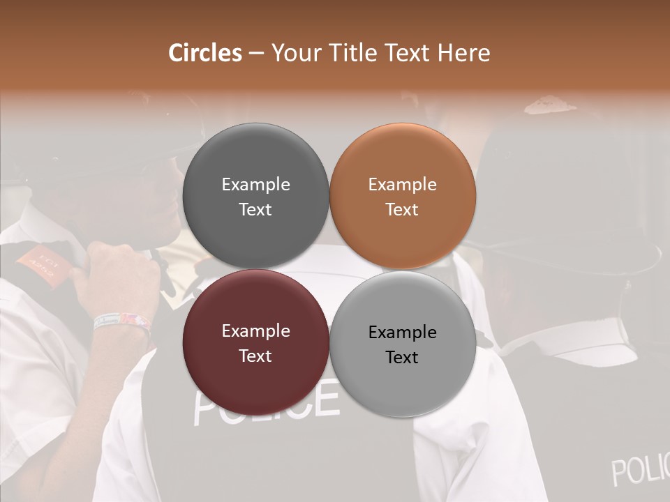 Care Shape Figure PowerPoint Template