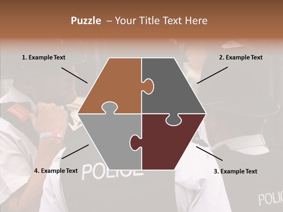 Care Shape Figure PowerPoint Template