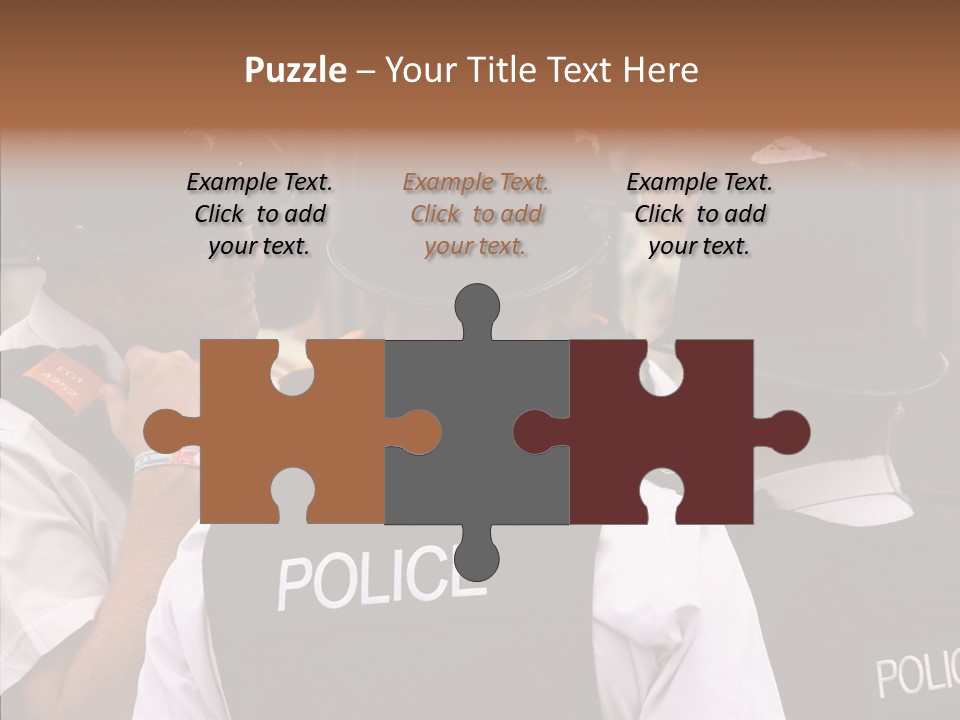 Care Shape Figure PowerPoint Template