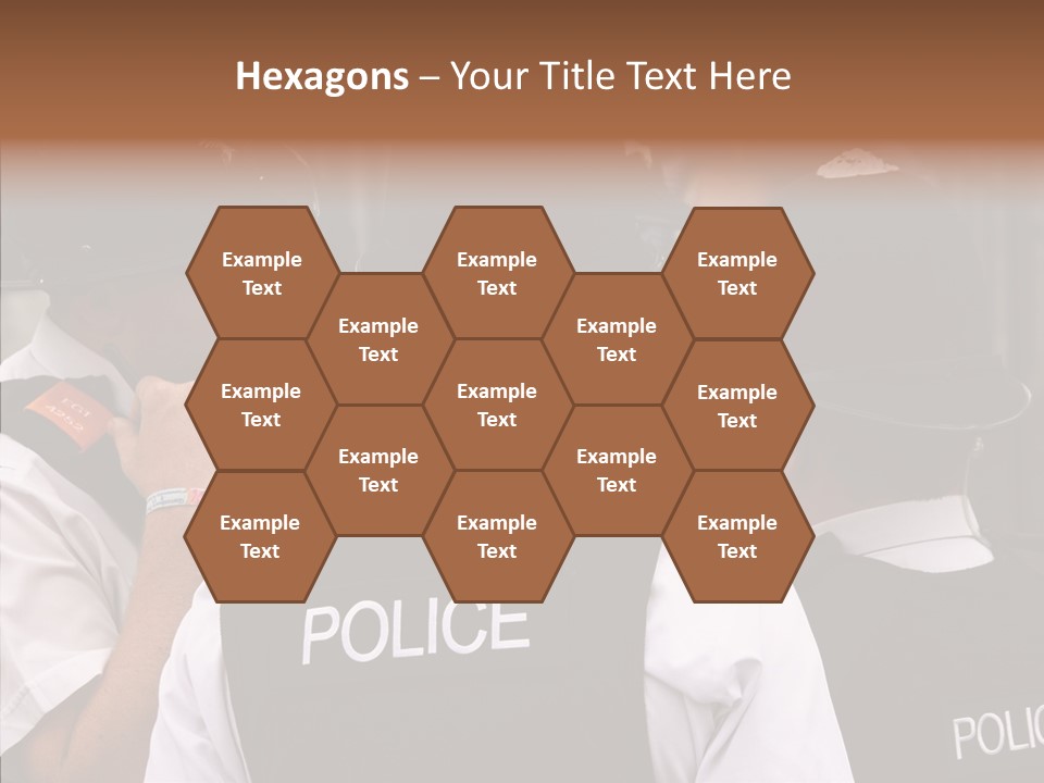 Care Shape Figure PowerPoint Template