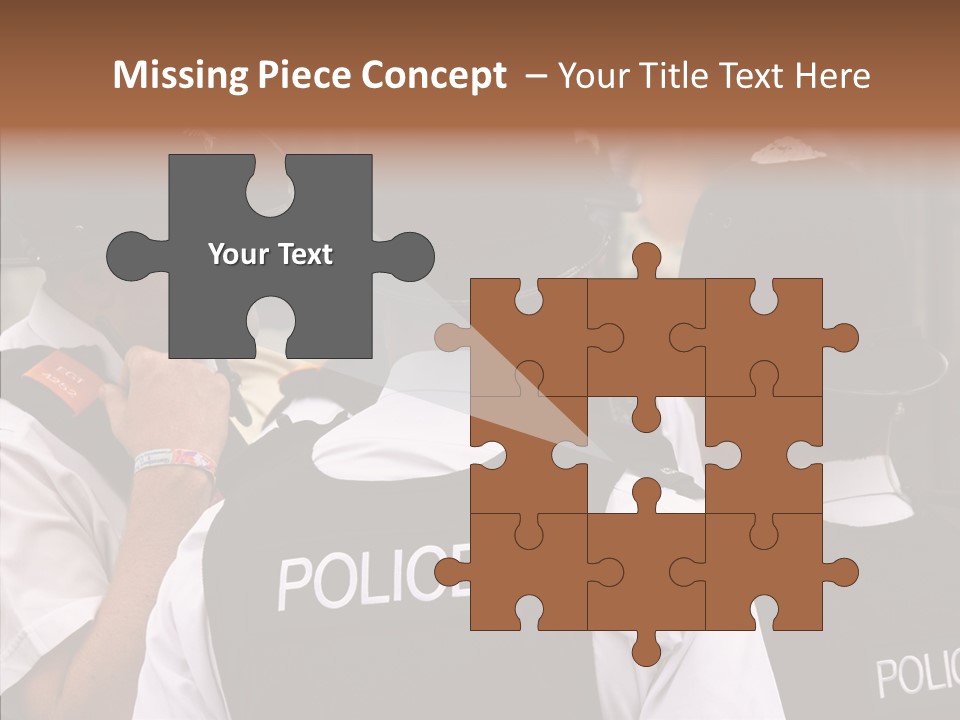 Care Shape Figure PowerPoint Template