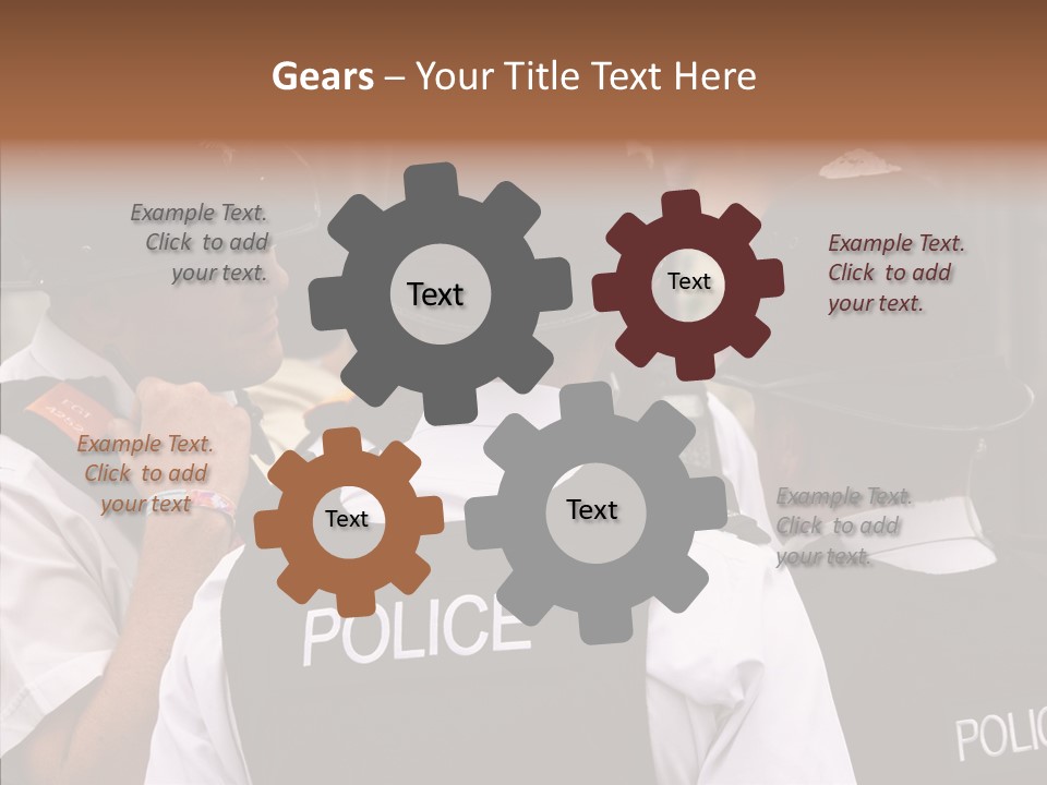 Care Shape Figure PowerPoint Template