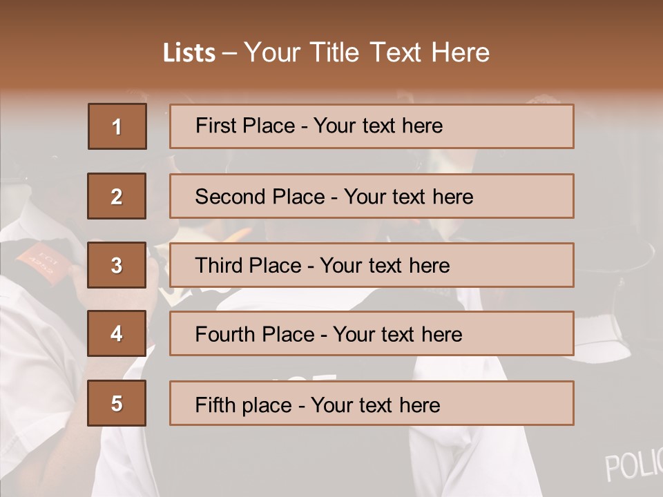 Care Shape Figure PowerPoint Template